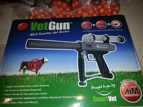 paintball guns for marking cattle.